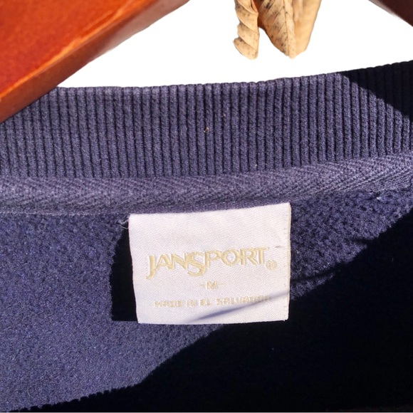 Jansport dark blue sweater / crewneck style university medium M - Picture 3 of 8